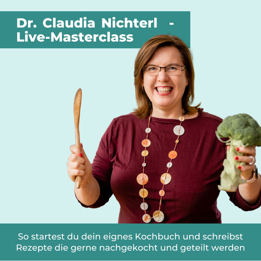 Claudia Nichterl Masterclass - Rezepte schreiben