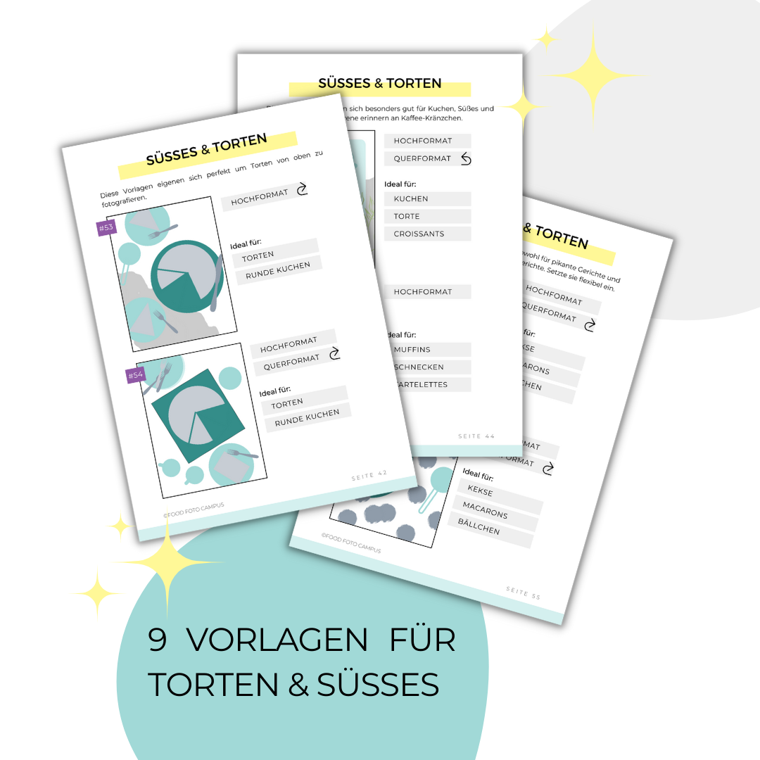 9 Vorlagen für Torten und Süßes