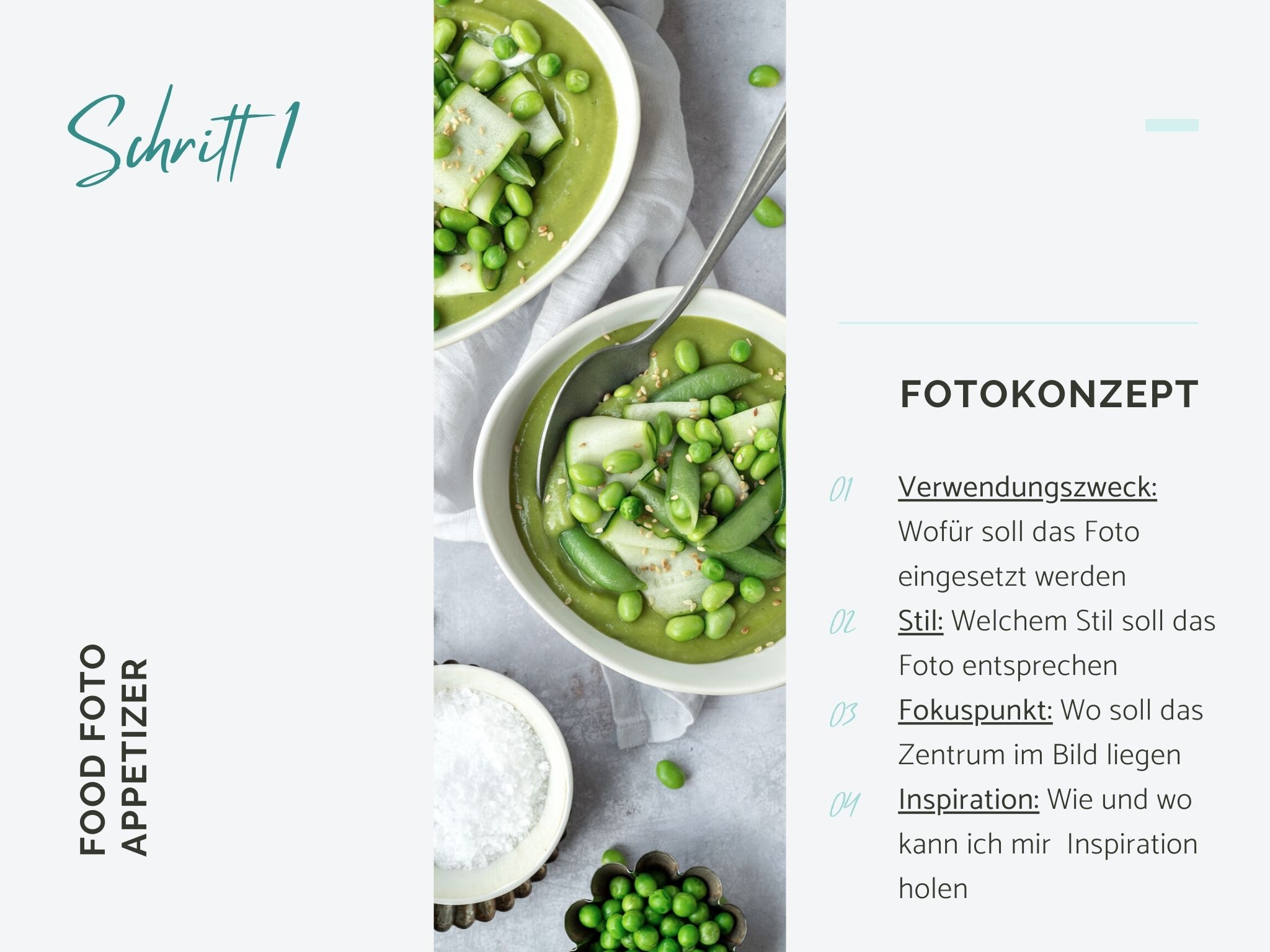 Food Foto Campus Methode - Schritt 1 Fotokonzept
