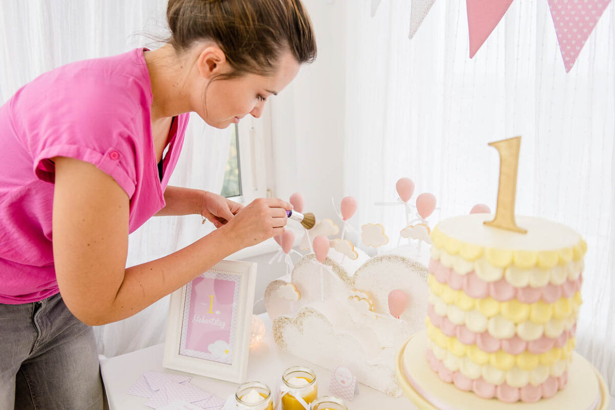 Mariella beim Food Styling