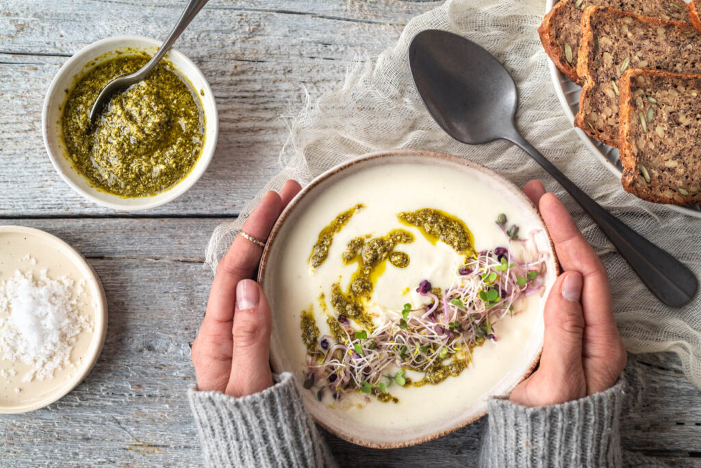 Light & Moody Foto einer Suppe - Food Foto Kurs