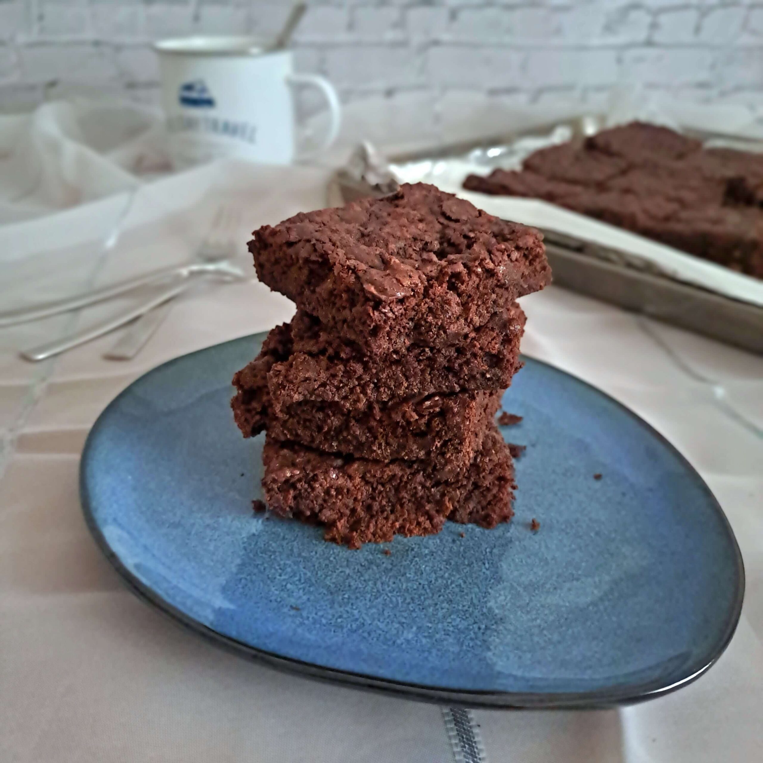 Fabiolas Foto mit Brownies nach dem Food-Fotografie Training
