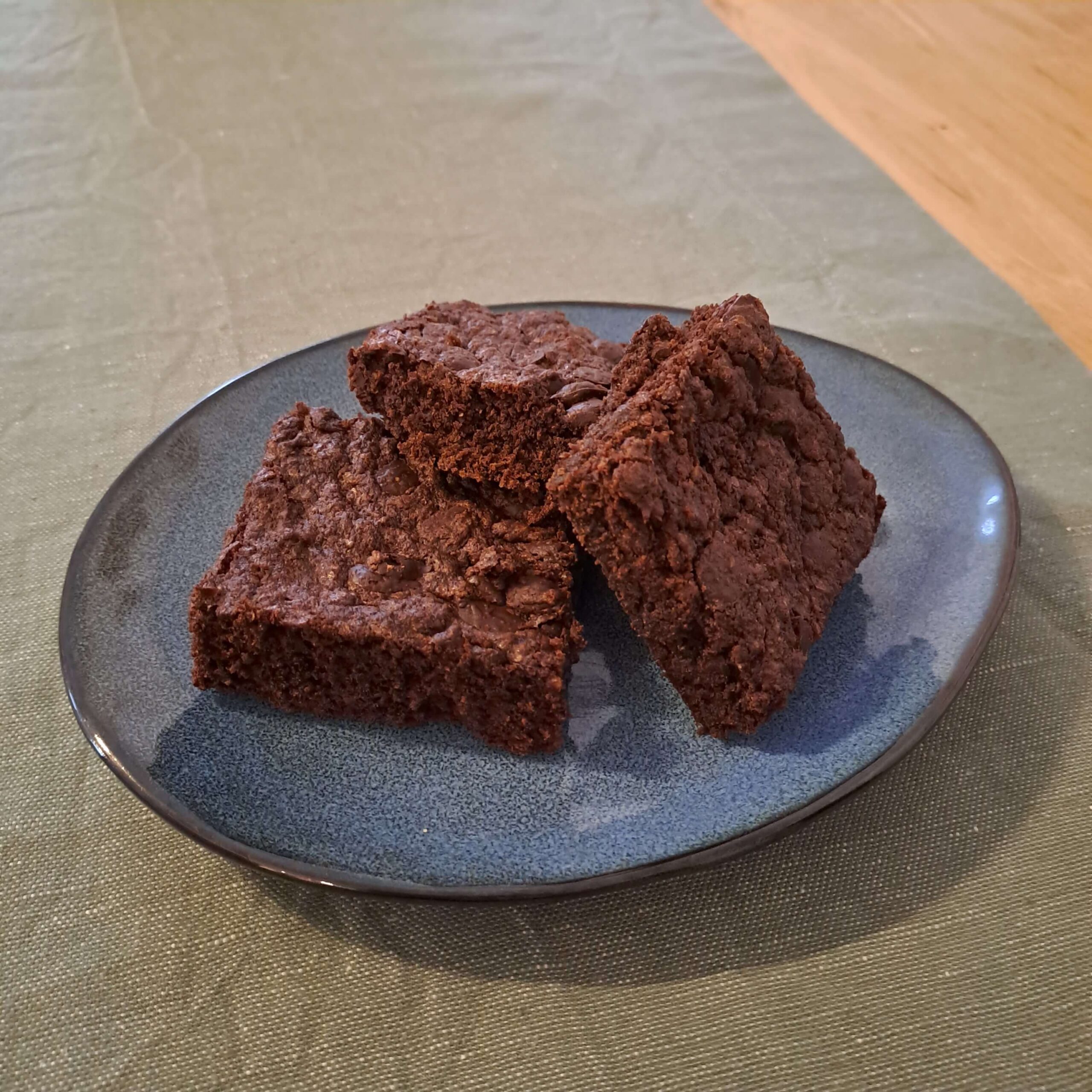 Fabiolas Foto von Brownies vor dem Food-Fotografie Training