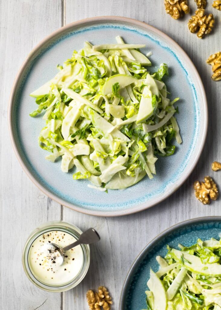 Fenchelsalat mit Walnüssen - gut bearbeitetes Foto