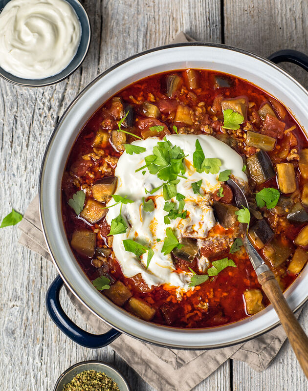 Eintopf mit Sauerrahm und Kräutern - Food Fotografie & Food Styling