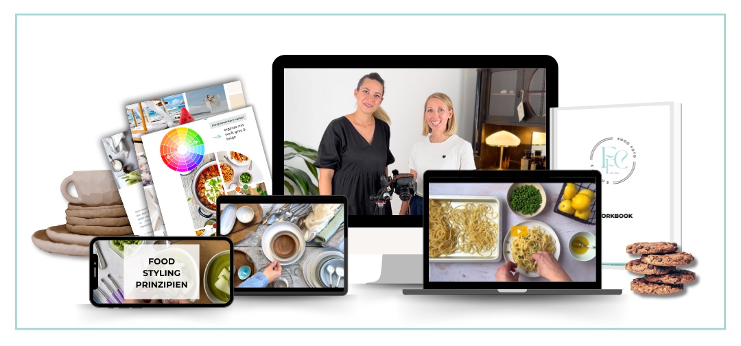 Food Styling Kurs und Set Styling Kurs Inhalte dargestellt