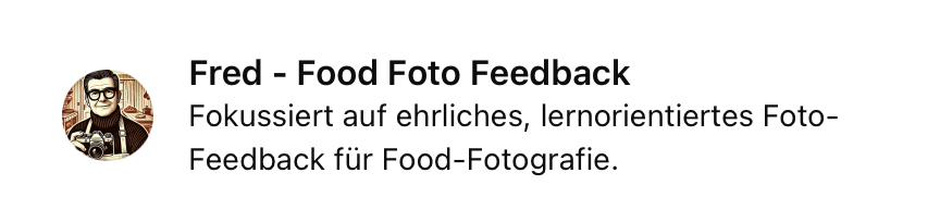 AI Food Foto Feedback